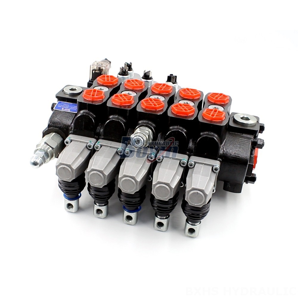 Distributeur Hydraulique 24v Industrial Hydraulic Control: 5 Spool Sectional Directional Valve cover photo
